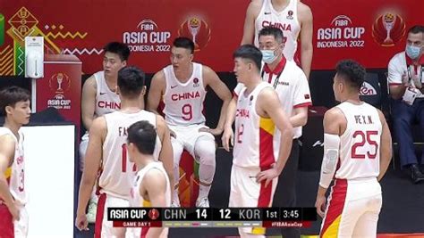 《中国男篮》【回放】男篮亚洲杯：中国vs韩国第1节回放