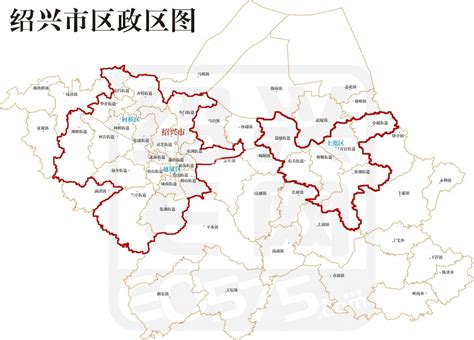 绍兴市各区地图,,街道_大山谷图库