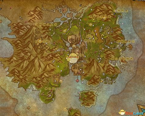 《魔兽世界》8.0测试服赞达拉库尔提拉斯简体中文地图一览_九游手机游戏