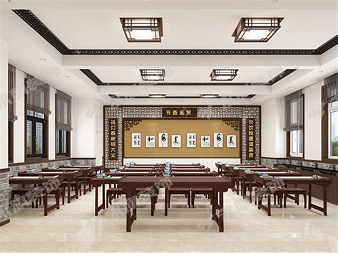 书法教室设计_河南校园空间设计-站酷ZCOOL