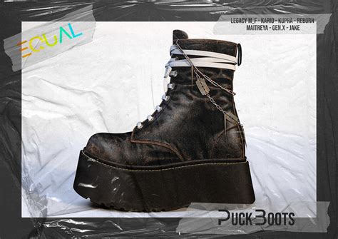 Second Life Marketplace - EQUAL - Puck Boots DEMO