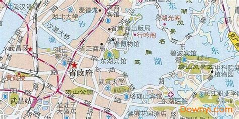 武汉市旅游地图高清版下载-武汉市旅游地图全图高清版大图 - 极光下载站