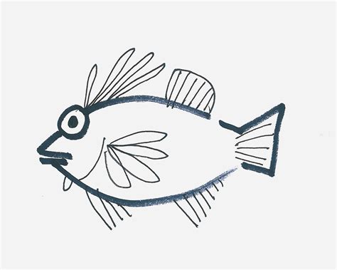 国画入门：“金钱鱼”的画法-鱼类画法解析_艺术品技法_【兴艺堂】