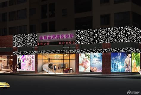 深圳美容店设计 美容院装饰设计 新中式风格