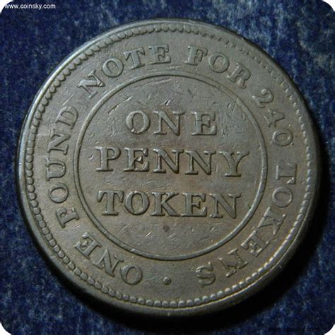 钱币天堂 -- 钱币天堂--钱币商城--甲乙阁钱币社--查看1813年英国康德郡1便士大型代用币 详细资料