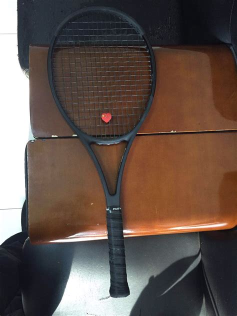 费德勒威尔逊小黑拍，315g，99新，无 - 泰摩网球