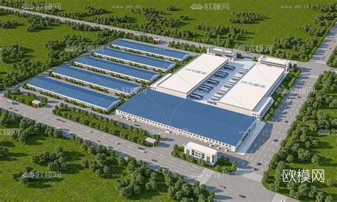 现代化的大型工厂高清图片下载-正版图片600068897-摄图网