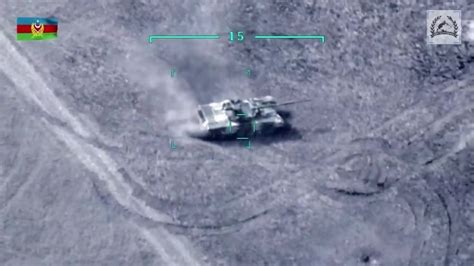 阿塞拜疆公布战斗画面：火炮齐射无人机摧毁战车_凤凰网