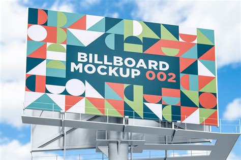 城市公路巨型广告牌设计样机模板v2 Billboard Mockup 002 – 设计小咖