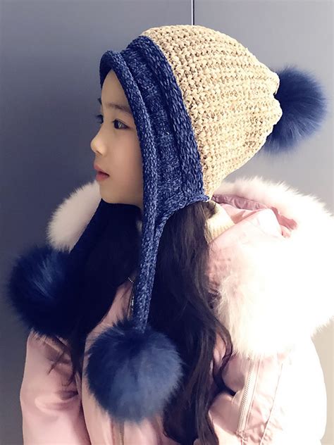 韩版秋冬季儿童毛线帽子女中大童加绒保暖帽女孩亲子雪尼尔护耳帽-阿里巴巴