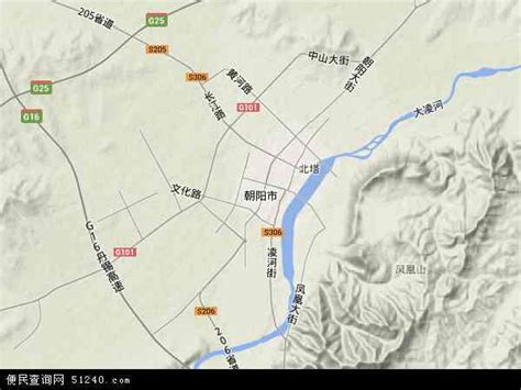 朝阳市地图 - 朝阳市卫星地图 - 朝阳市高清航拍地图
