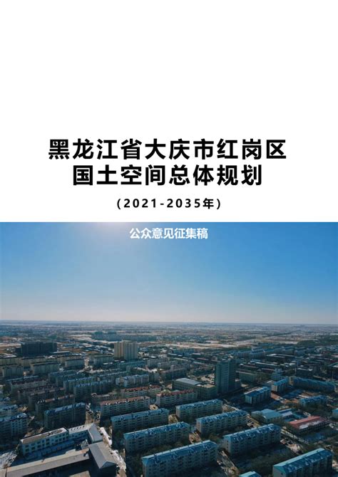 黑龙江省大庆市国土空间总体规划（2021-2035年）.pdf - 国土人