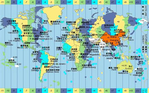 世界主要城市时区表_世界主要城市与北京时差表-CSDN博客