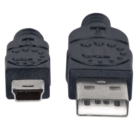 Adaptador Manhattan 333375 USB A a Mini USB B