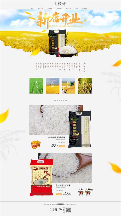 大米绿色食品促销推广海报背景图片免费下载-素材0NVqqjgPk-新图网
