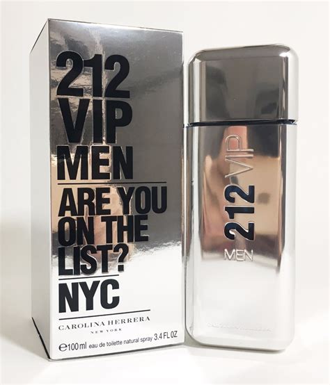 Perfume 212 Vip Men Carolina Herrera 100ml Original Lacrado - R$ 309,98 ...