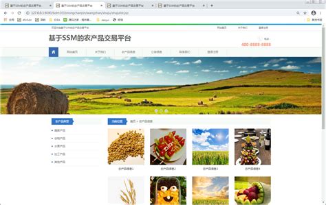 基于SSM的农产品交易平台设计_基于ssm农产品销售系统设计-CSDN博客
