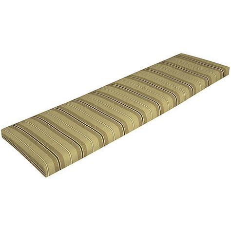 Mainstays Stripe Bench Cushion, Tan Stripe - Walmart.com