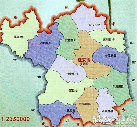 延安地图 - 图片 - 艺龙旅游指南