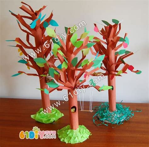 创意儿童盆栽植物手工画 画画加剪纸加粘土创作简单趣味创意儿童盆栽植物[ 图片/6P ] - 才艺君