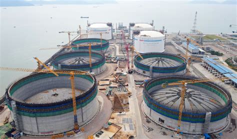 珠海LNG二期新进展！粤港澳大湾区首座超大液化天然气储罐主体完工