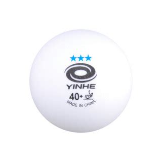 【YINHE/银河乒乓球】银河 三星乒乓球40+新材料铂力无缝球 3星兵乓球 6只装【报价 价格 评测 怎么样】 -什么值得买