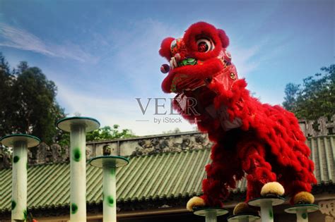狮子舞蹈,传统,中国龙,部落艺术,龙正版图片素材下载_ID:121974030 - Veer图库