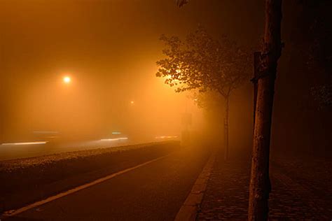 大雾图片晚上,大雾图片_大山谷图库