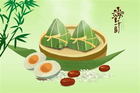 端午节吃粽子GIF动图图片-正版gif素材401218875-摄图网
