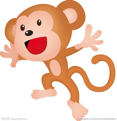 可爱猴子设计图__卡通设计_广告设计_设计图库_昵图网nipic.com