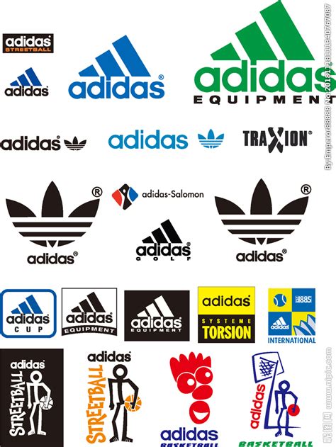 20款adidas经典标志设计图__海报设计_广告设计_设计图库_昵图网nipic.com
