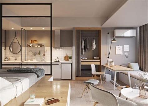 55平米单身公寓室内设计效果案例-家装效果图_装一网装修效果图