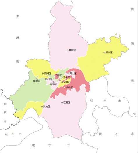 武汉市各区驻地、人口、面积、GDP、行政区划代码、区号、邮编（武汉市行政区划地图）_房家网