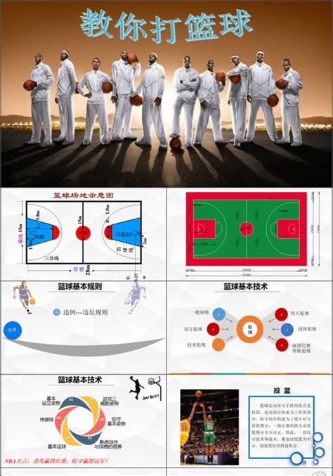 篮球教学课件-篮球教学课件PPT模板下载-觅知网