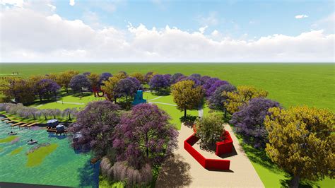 湿地公园休闲草坪设计|空间|景观设计|苏小妍 - 原创作品 - 站酷 (ZCOOL)