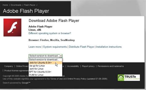 Adobe Flash player 10下載 – 旅行星