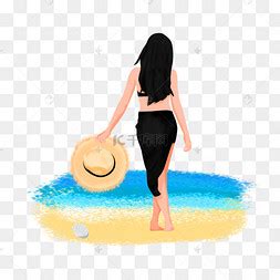 坐海边沙滩车上的女生高清图片下载-正版图片501361305-摄图网
