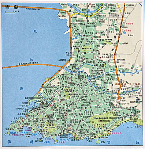 青岛市区域划分地图,青岛市各区划分地图,青岛市市区详细地图(第2页)_大山谷图库