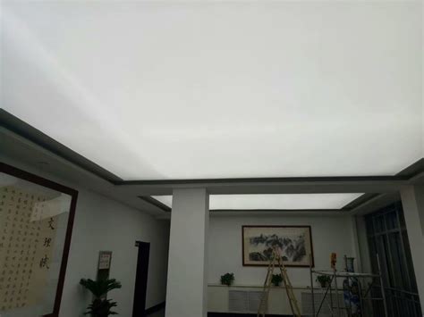 柔性拉布办公室吊顶透光白色软膜天花包安装灯光膜施工发光膜灯箱-阿里巴巴