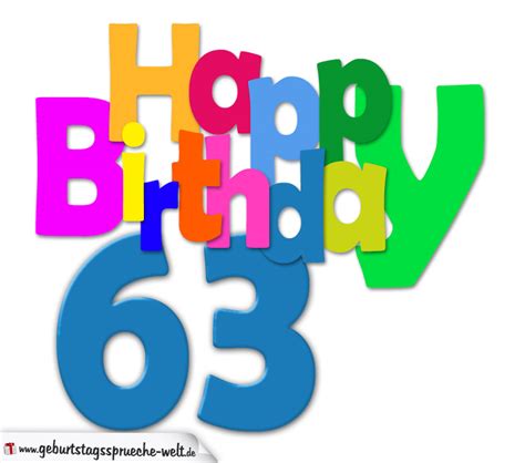 63. Geburtstag Karte Happy Birthday Kopfhörer - Geburtstagssprüche-Welt
