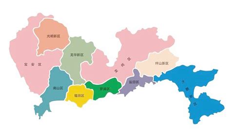 深圳74个片区，地图上搜不到，独家整理，详细地图