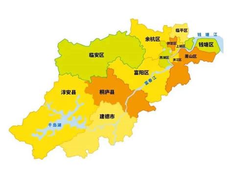 最新城市版图！杭州十区118个板块精细划分地图！