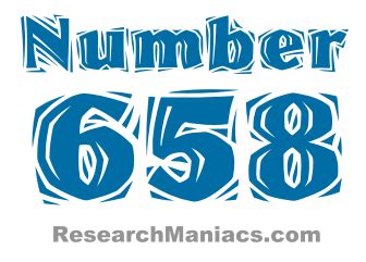 658 — шестьсот пятьдесят восемь. натуральное четное число. в ряду ...