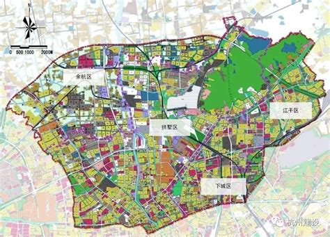 最新杭州区域划分图,杭州2030城市规划,杭州各个区分布图(第2页)_大山谷图库