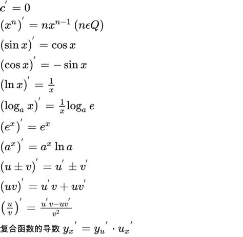 导数求导公式_广州学而思1对1