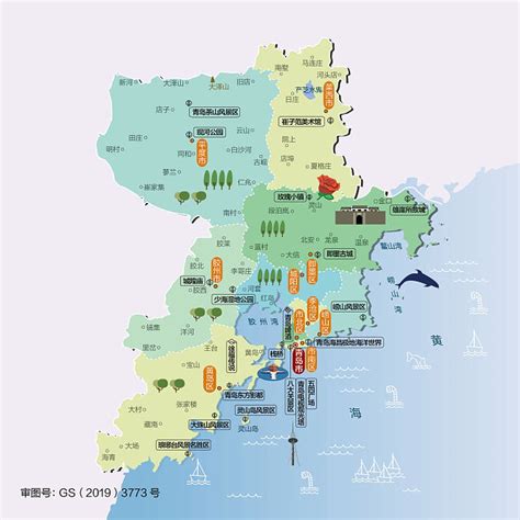 青岛地图图片-青岛地图图片素材免费下载-千库网