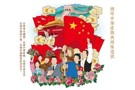 铸牢中华民族共同体意识文化墙,党建展板,宣传展板模板,设计,汇图网www.huitu.com