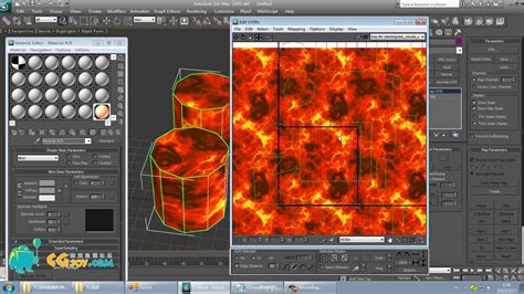 3Dmax动画特效基础课程 (2)建模 材质 UV展开 cgjoy原创录制 - 动画特效教程 - CGJOY