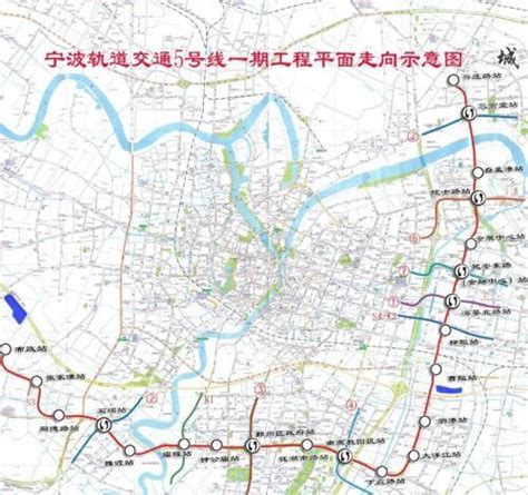 宁波地铁6号线一期工程规划选址批前公示 - 宁波地铁 地铁e族