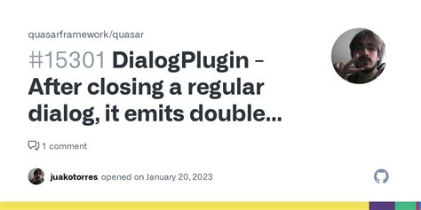 DialogPlugin - After closing a regular dialog, it emits double update ...